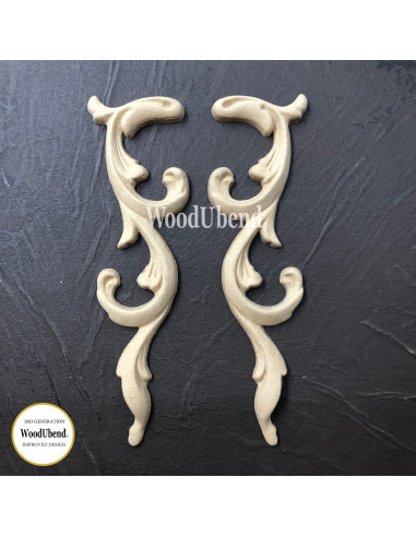 Woodubend træornament Dekorations sæt WUB0366-7 17 x 4,5cm