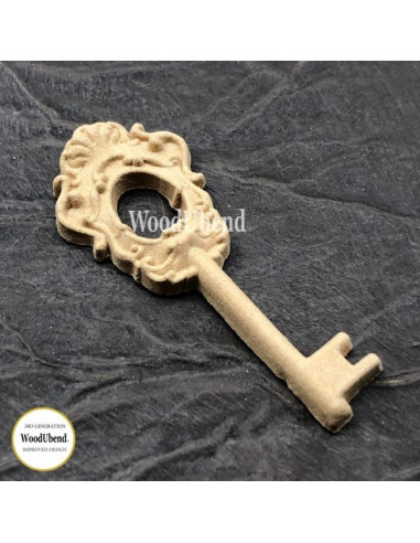 Woodubend træornament Nøgle  WUB1139 6x2.5cm