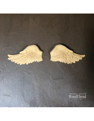 Woodubend træornament Vinger (sæt) WUB1208 19x10cm