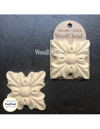 Woodubend træornament Dekoration  WUB1359 7x7cm