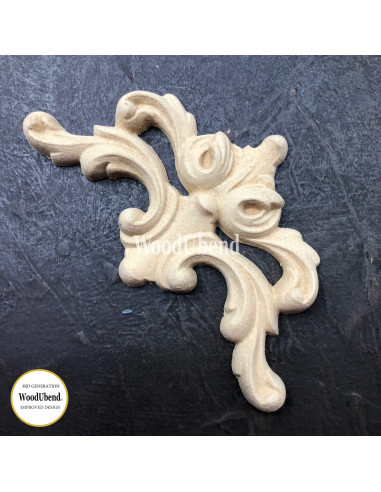 Woodubend træornament Dekoration WUB1365 7x12cm