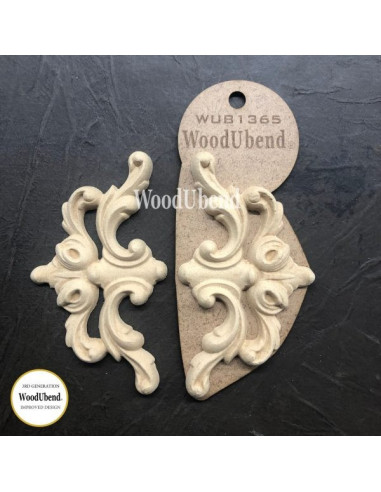 Woodubend træornament Dekoration WUB1365 7x12cm