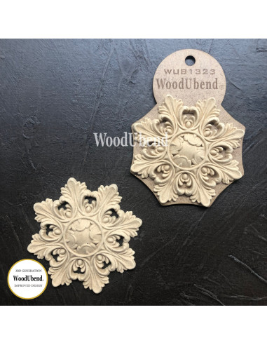Woodubend træornament Dekoration  WUB1323 10x10cm