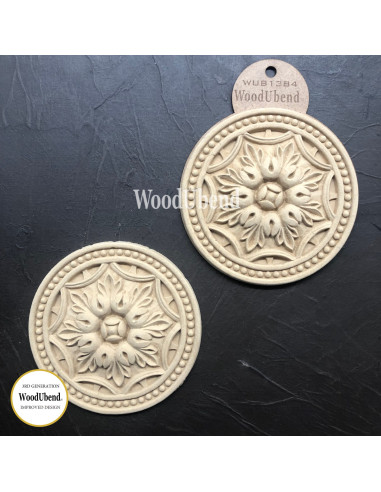 Woodubend træornament Dekoration   WUB1384 14x14cm