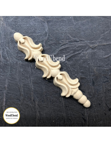 Woodubend træornament Dekoration WUB1636 11.5x3cm