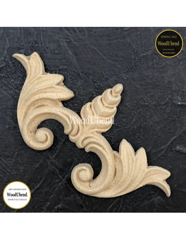 Woodubend træornament Dekoration WUB6104 12x6.2x0.6 cm