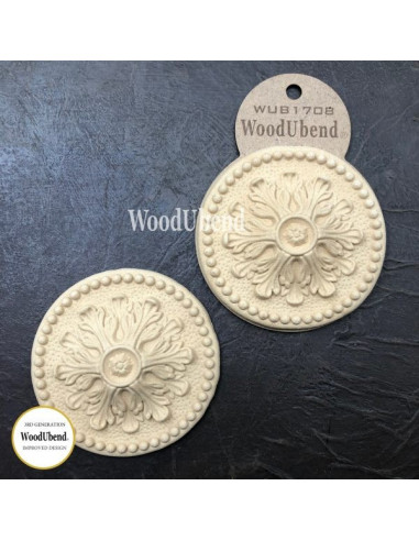 Woodubend træornament Dekoration   WUB1708 9.4x9.4cm