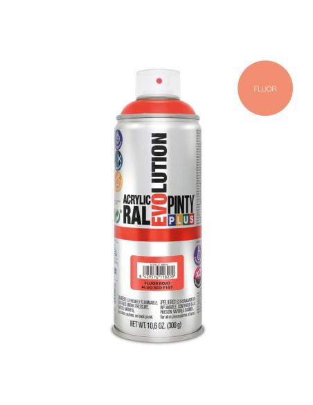 PINTY PLUS NEON FLUORESCERENDE SPRAYMALING RØD