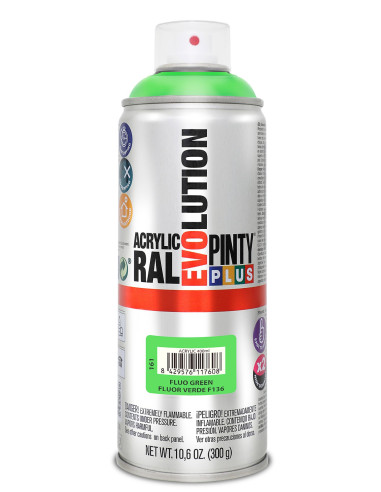 PINTY PLUS NEON FLUORESCERENDE SPRAYMALING GRØN