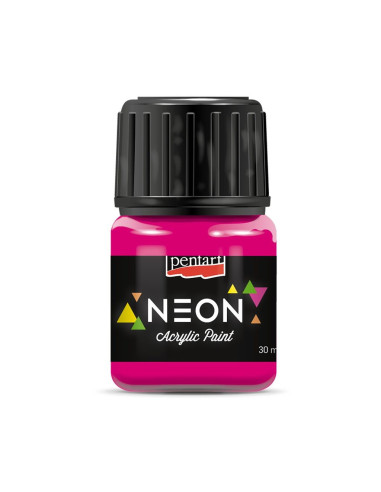 Pentart Neon akrylmaling PINK 16478