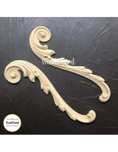 Woodubend træornament Dekoration sæt WUB1723 19.5x5.5cm
