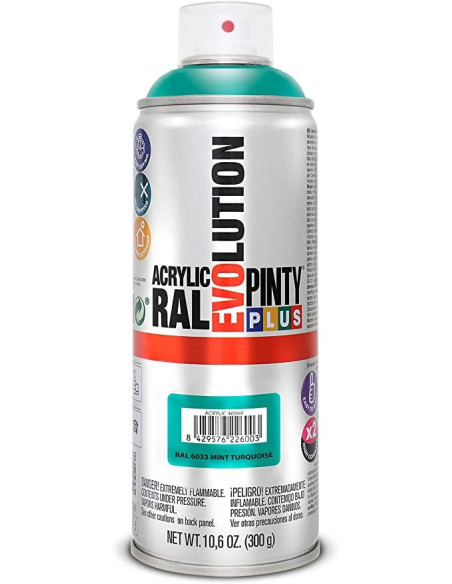 Pinty Plus Acryl spray RAL 6033 mint turquoise