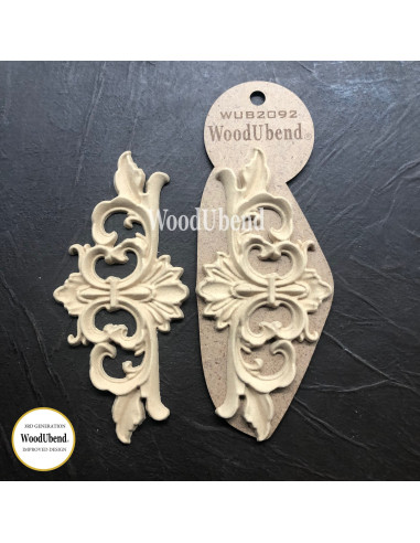 Woodubend træornament Dekoration WUB2092 7x15cm
