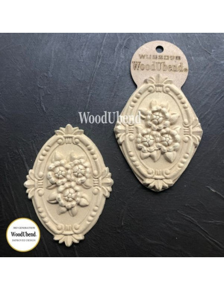 Woodubend træornament Dekoration  WUB2098 12x9.8cm