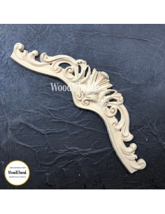 Woodubend træornament Dekoration  WUB2108 21.5x6.5cm