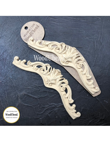 Woodubend træornament Dekoration  WUB2108 21.5x6.5cm