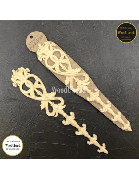 Woodubend træornament Dekoration sæt WUB2144 35x6.3x0.5 cm