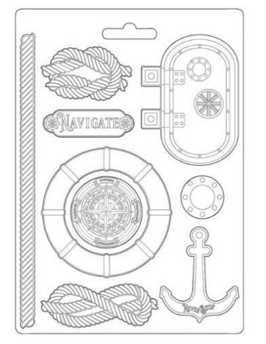 Stamperia blød form Navigate (K3PTA4517) 29x21 cm