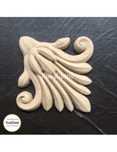 Woodubend træornament Dekoration WUBX1007 8x7.5cm