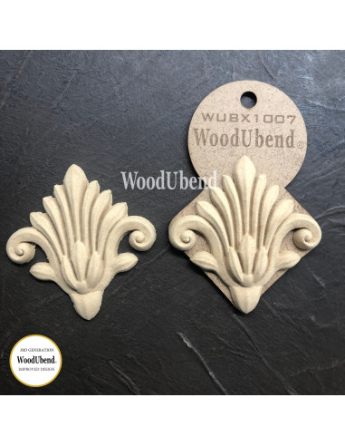 Woodubend træornament Dekoration WUBX1007 8x7.5cm