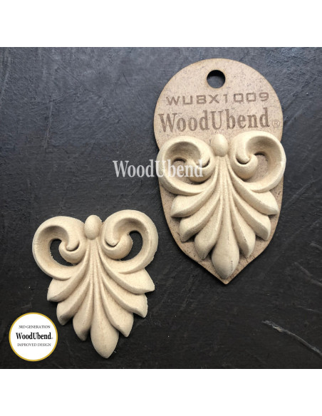 Woodubend træornament Dekoration WUBX1009 7x6cm