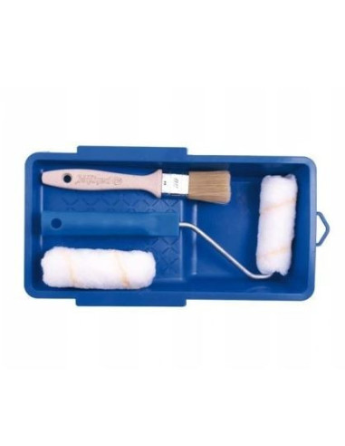 Velour malerullesæt 10 cm med pensel