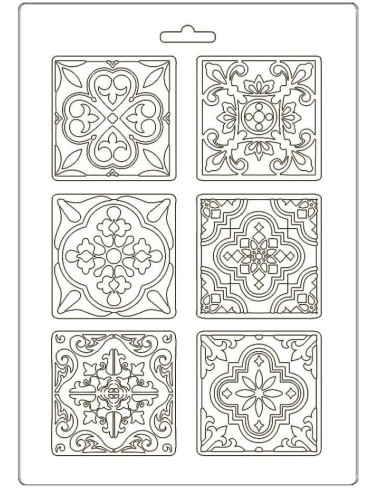 Stamperia blød form Mønster (K3PTA459) 29x21 cm
