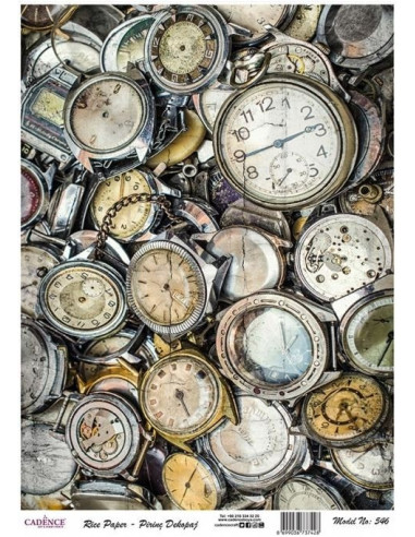 Cadence rispapir ure 546 30x40xcm