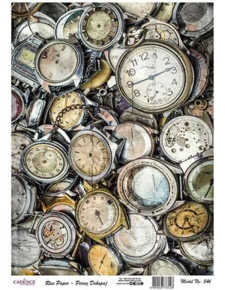 Cadence rispapir ure 546 30x40xcm