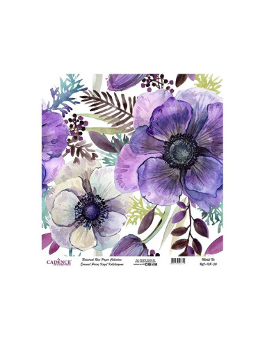 Cadence rispapir blomster UC108 30x30cm