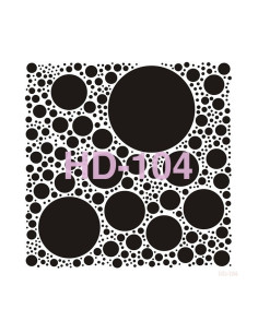 Cadence stencil HDM104 25x25 cm