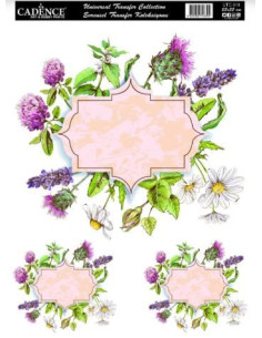 Cadence Transfer Blomster UTC 023 25x35 cm