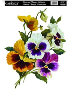 Cadence Transfer Blomster UTC 015 25x35 cm