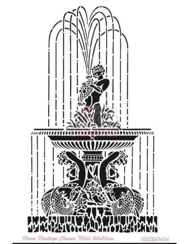 Cadence stencil Heritage HHCMR-04 25x36 cm