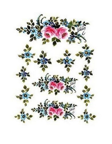 Cadence Transfer Blomster G-06 17x25 cm