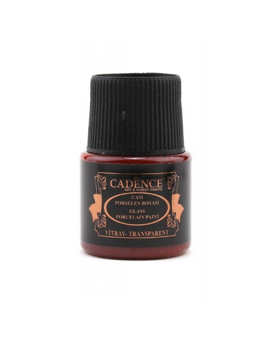 Cadence Glas og porcelænsmaling transparent  03 Orange 45 ml