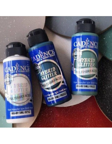 Cadence hybrid guld glitter Midnight blue 115 120 ml