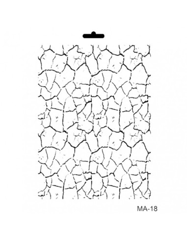 Cadence stencil Krakelering MA18 21x29 cm