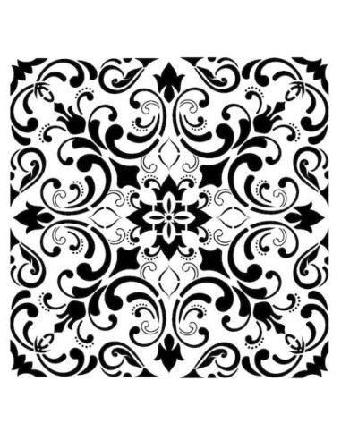 Cadence  stencil mønster TCS019 30x30 cm