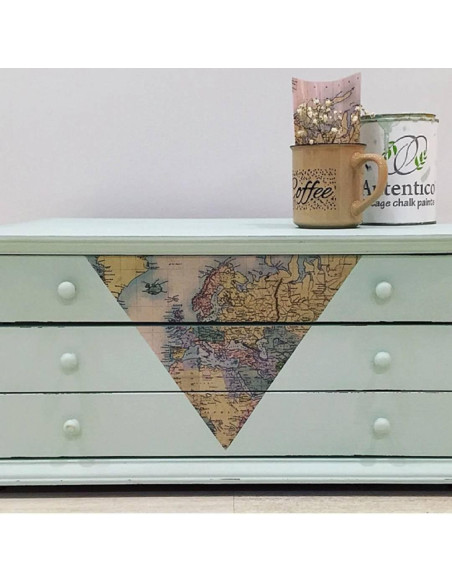 Autentico vintage Peppermint Kalkmaling