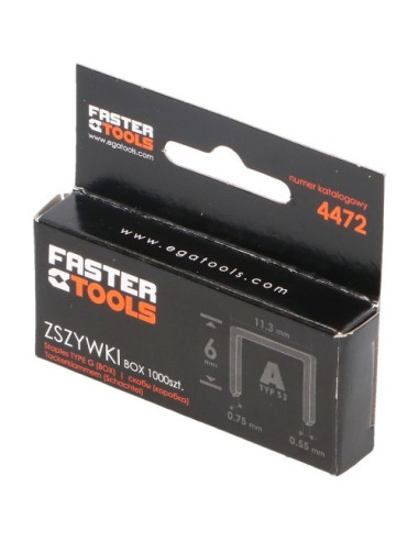 Hæfteklammer 8 mm