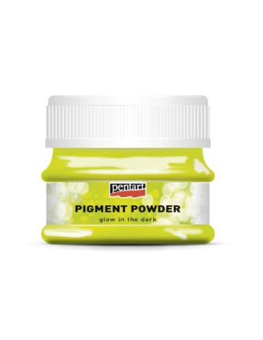 Pentart Glow in the dark pigmenter grøn (34353)