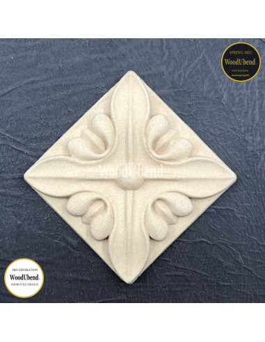 Woodubend træornament Dekoration WUB207.6 7x7x0.7 cm
