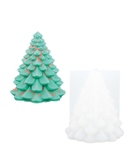 Silikoneform 8,4cm x 9,2cm - Juletræ