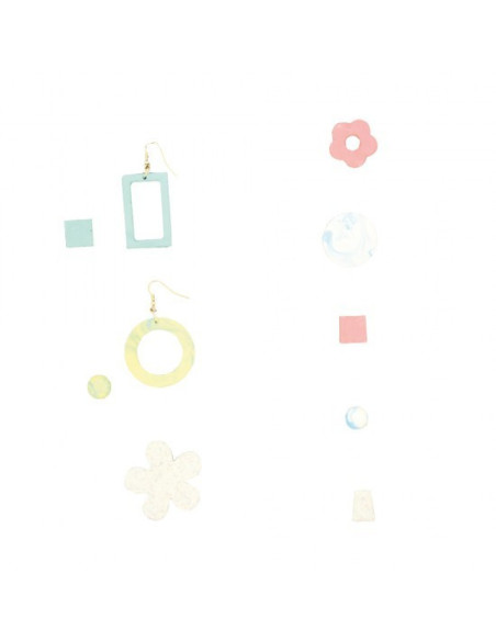 Silikoneform  - Øreringe 21,3 x 13,5 cm x 0,5 cm