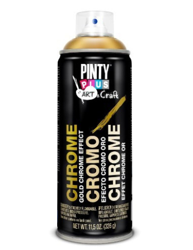 Pinty plus crome effekt spray Guld