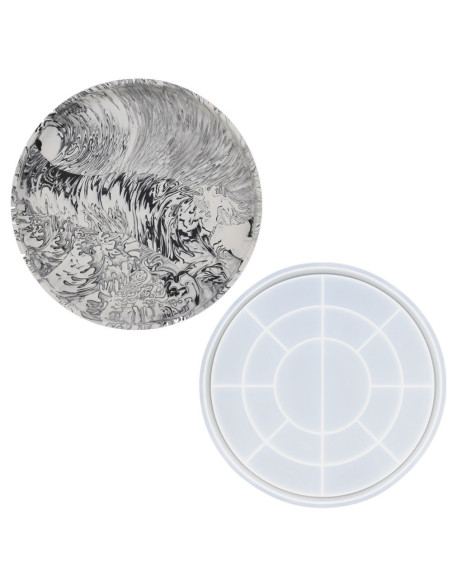 Silikoneform - Stor rund bakke ø 26,5cm x 2,4cm