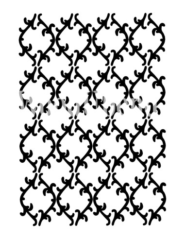 Posh Chalk Stencil Mystery Thorns Large 30x30cm R005