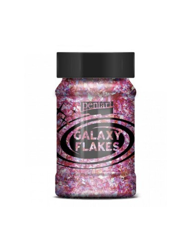 Pentart galaxy flakes Juno Rose