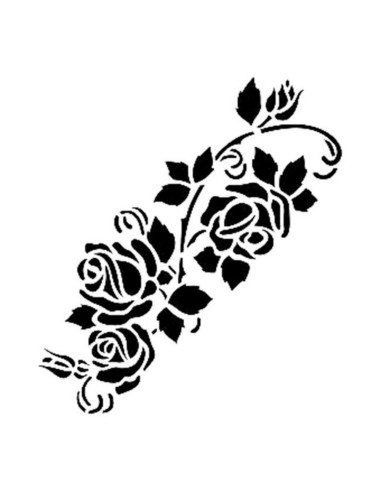 Cadence stencil roser D168 15x20 cm